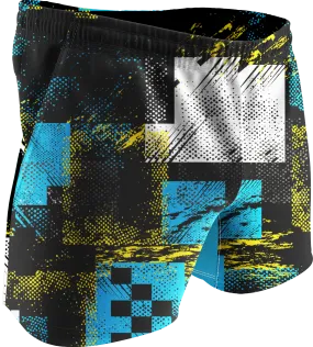 Abstract Printed Training Shorts