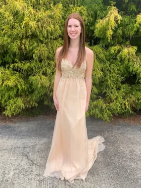  Flowy Spaghetti Strap Wedding Guest Dress