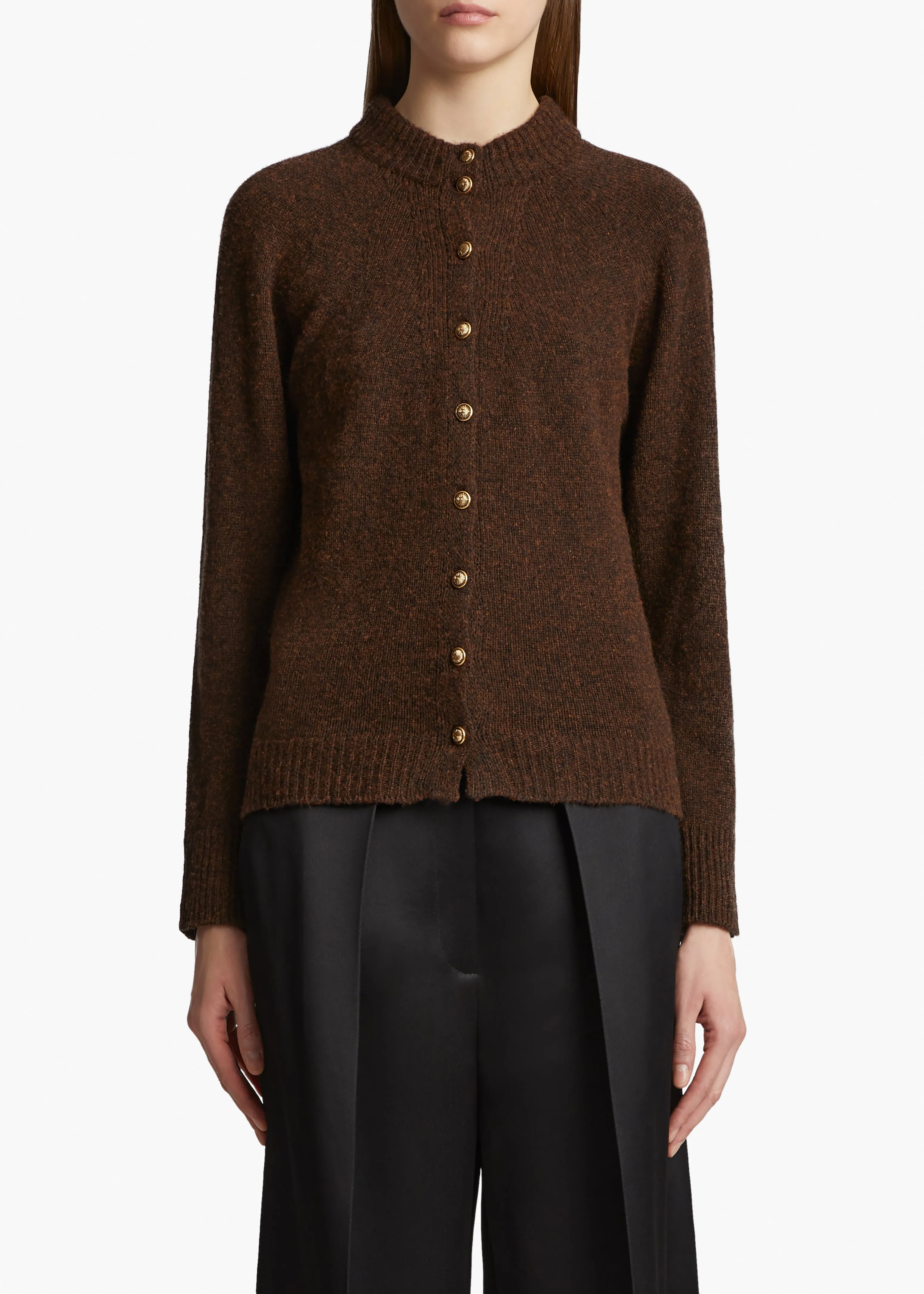 Ambre Cardigan in Chestnut