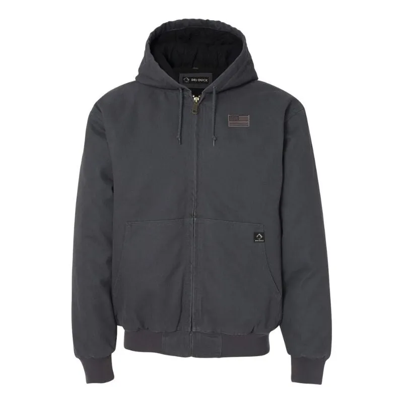American Flag DRI-DUCK Hooded Work Wear Jacket