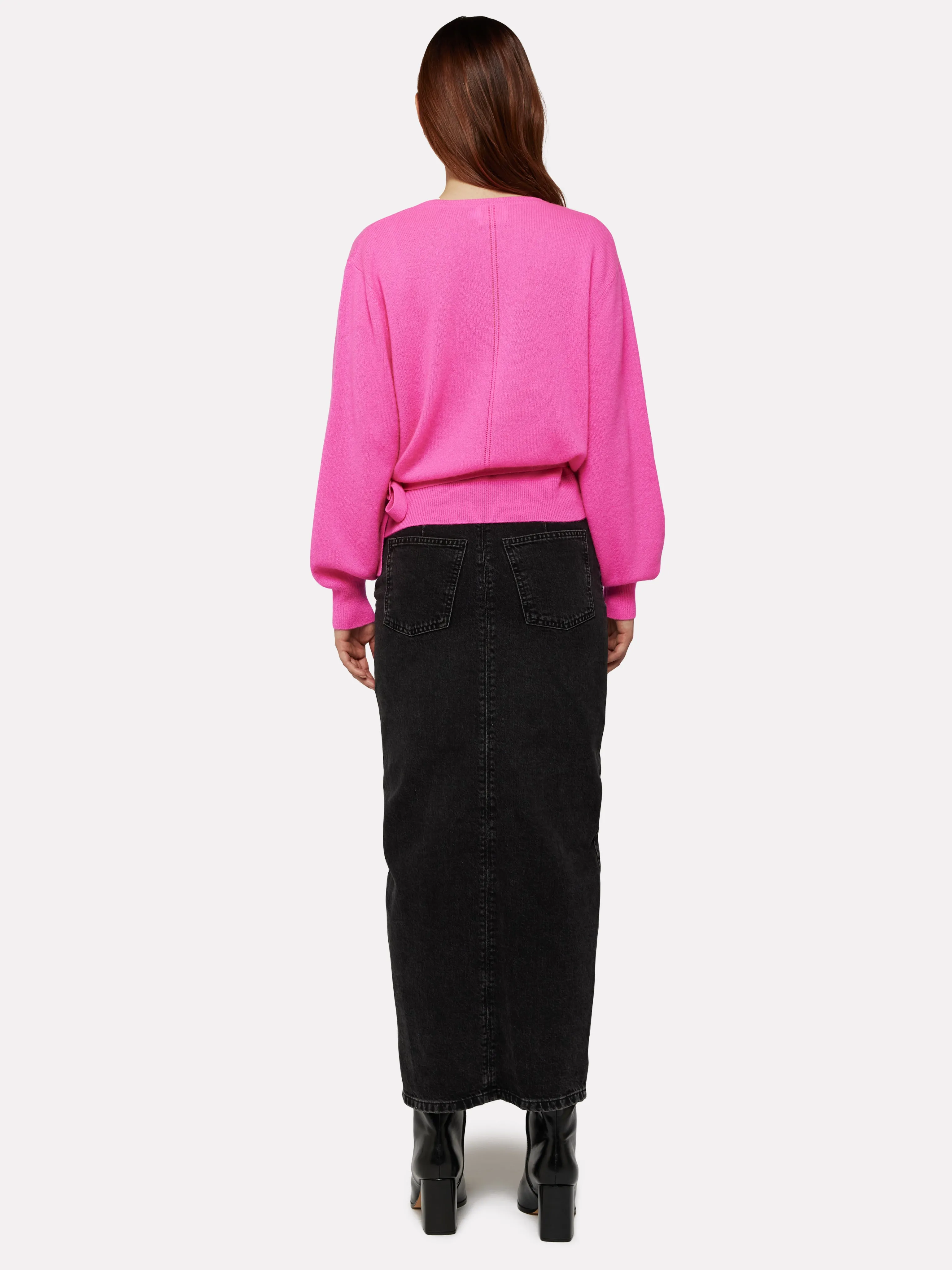 Arlie Cross Over Cashmere Cardigan