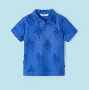 Blue Palm Children's Henley Top