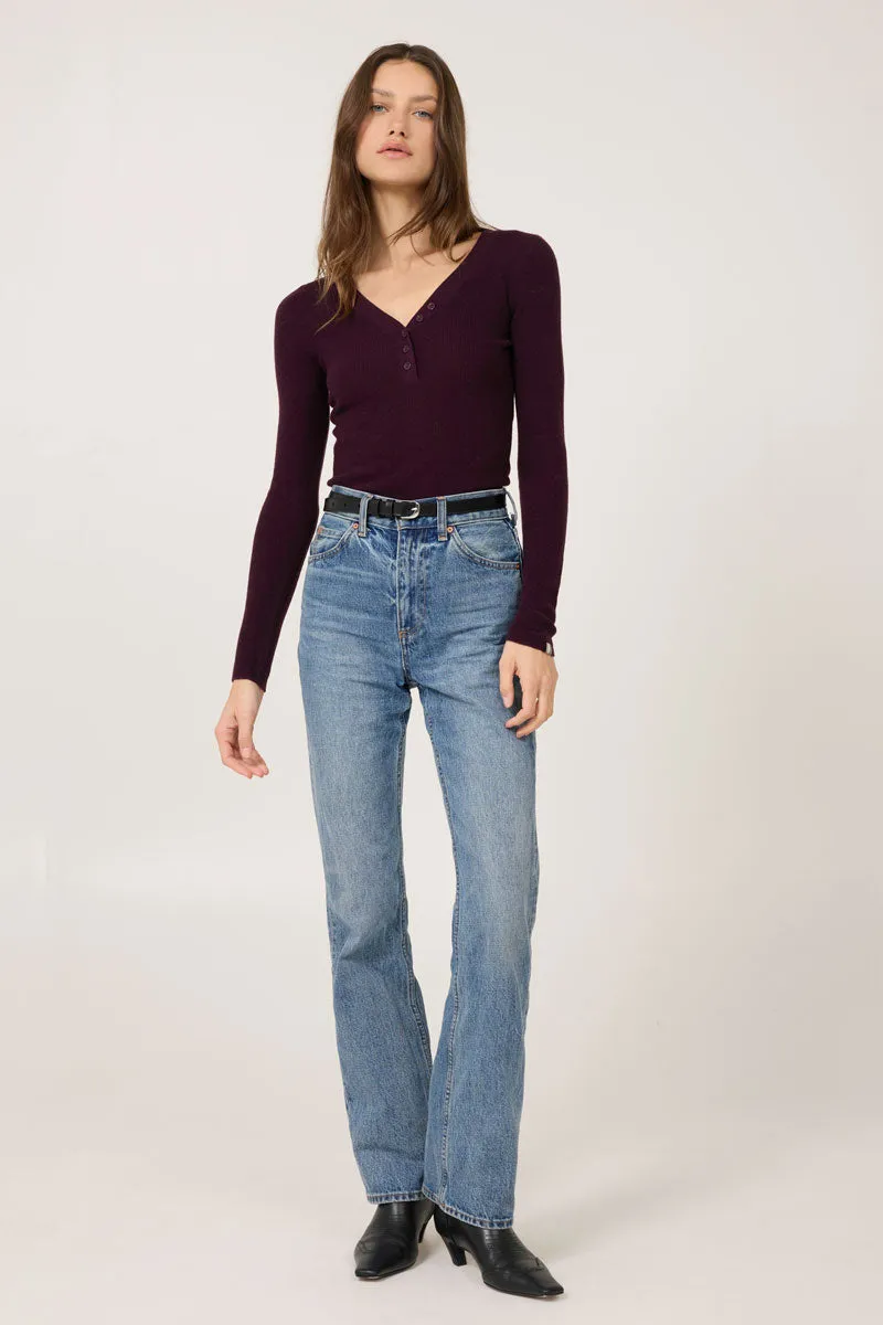 Bristol Merino Henley - Syrah