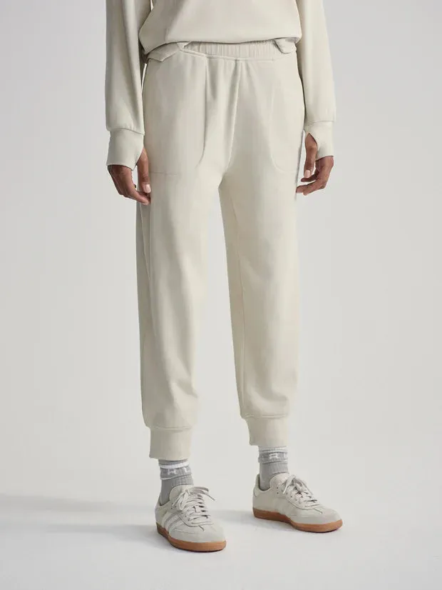 Brushed Rib Slim Cuff Pant 25"