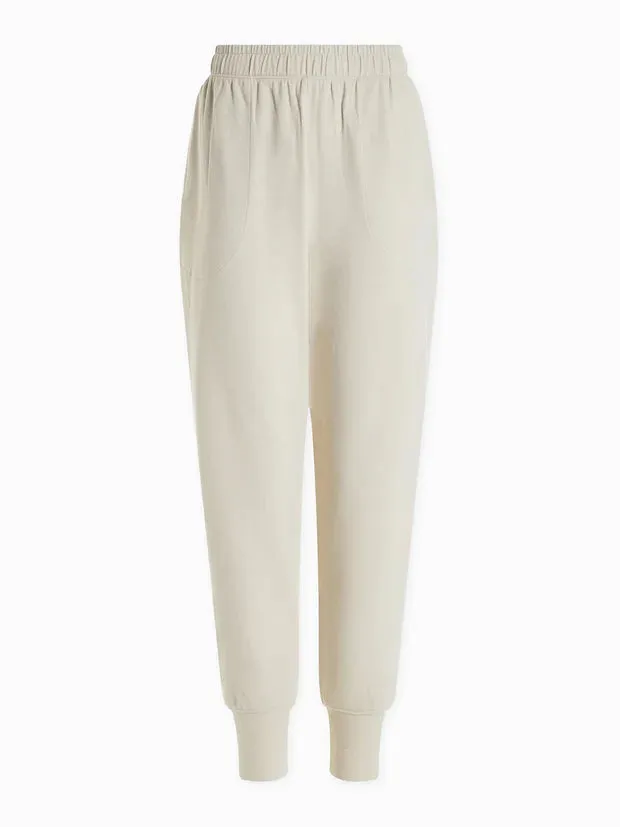 Brushed Rib Slim Cuff Pant 25"