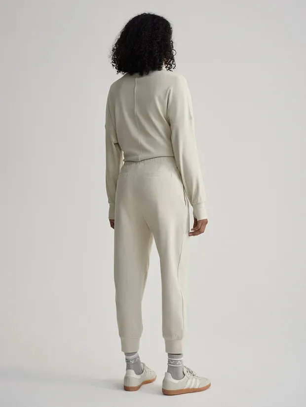 Brushed Rib Slim Cuff Pant 25"