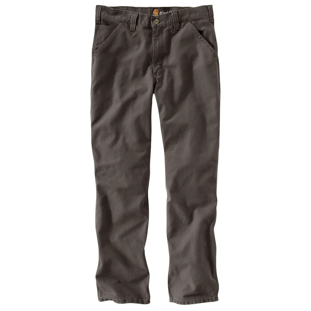 Carhartt Men's Gravel Relaxed Fit Washed Duck Work Dungaree