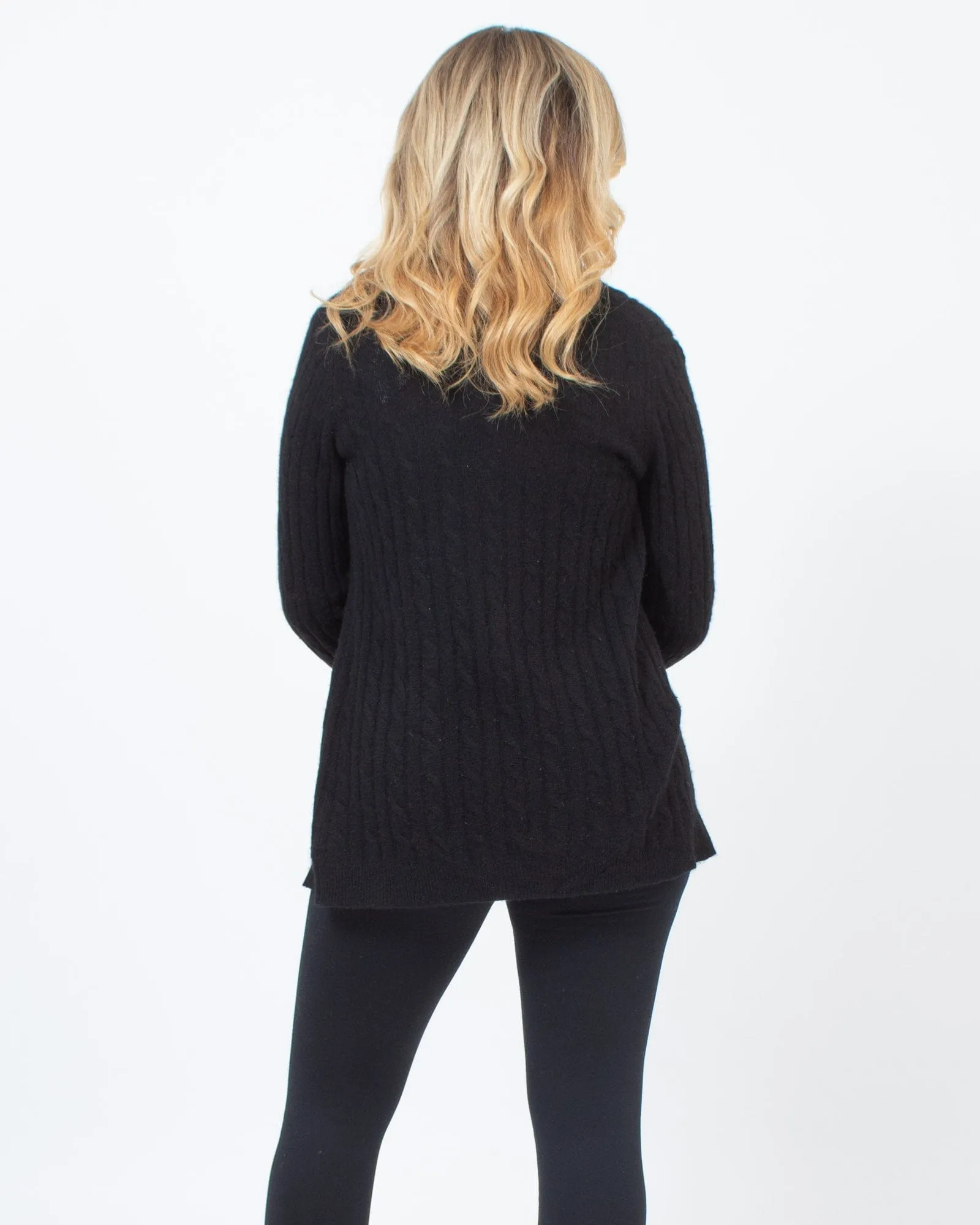 Cashmere Cable Knit Cardigan