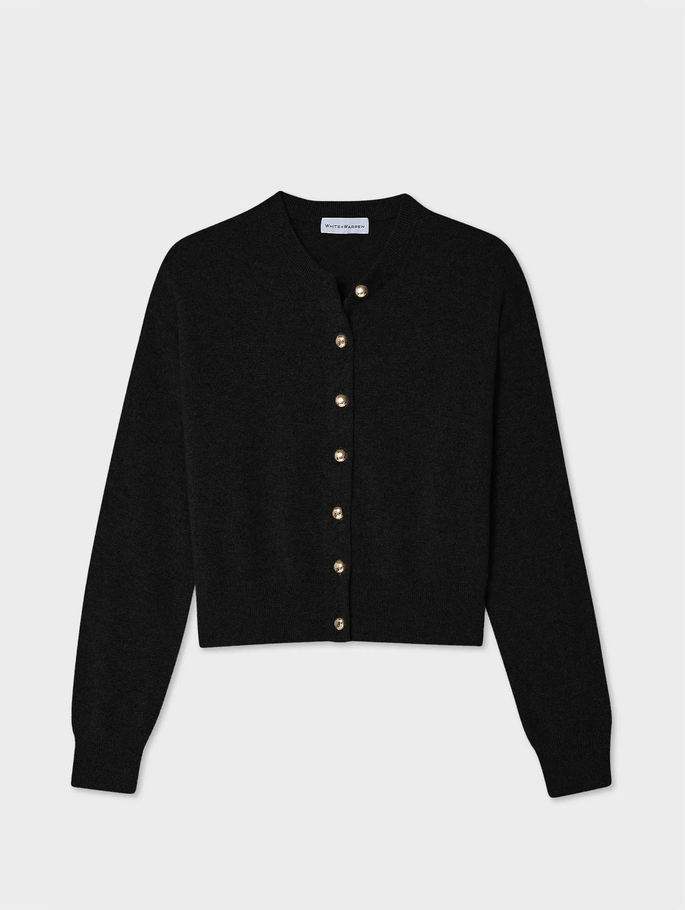 Cashmere Gold Button Cardigan