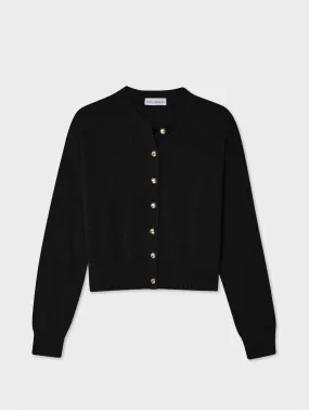 Cashmere Gold Button Cardigan