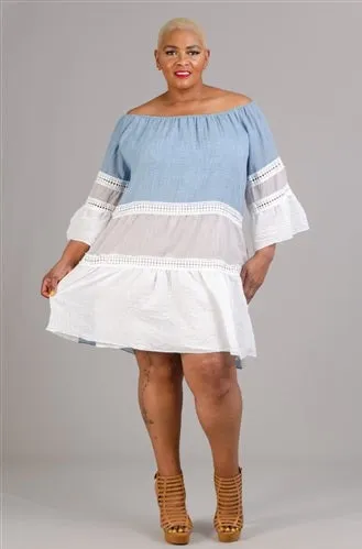 Color Block Tier Dress