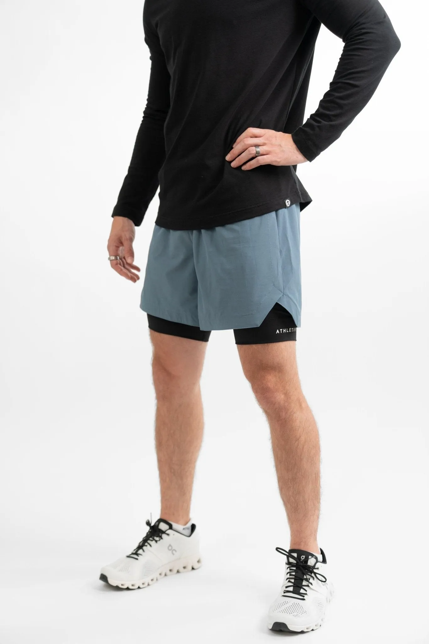 [CORE] Training Shorts 6" - Cloud/Black