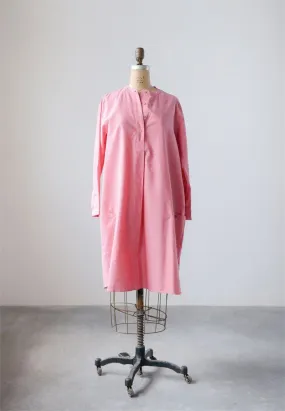 Cotton Chambray Claire Tunic, Red