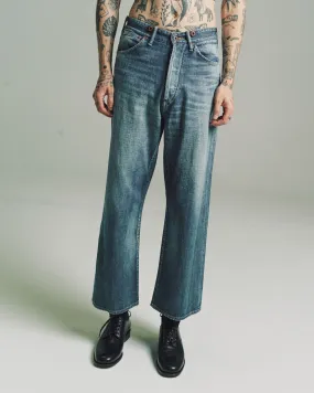 Damaged Indigo LOT.704 Denim Trousers C. 1920's