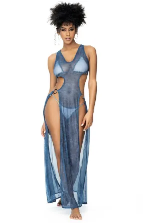 Daniela Mesh Flowy Beach Dress