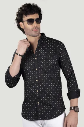 David Black Floral Cotton Printed Shirt