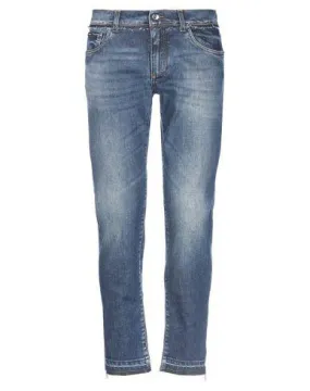  Wide Leg Denim Casual Trousers