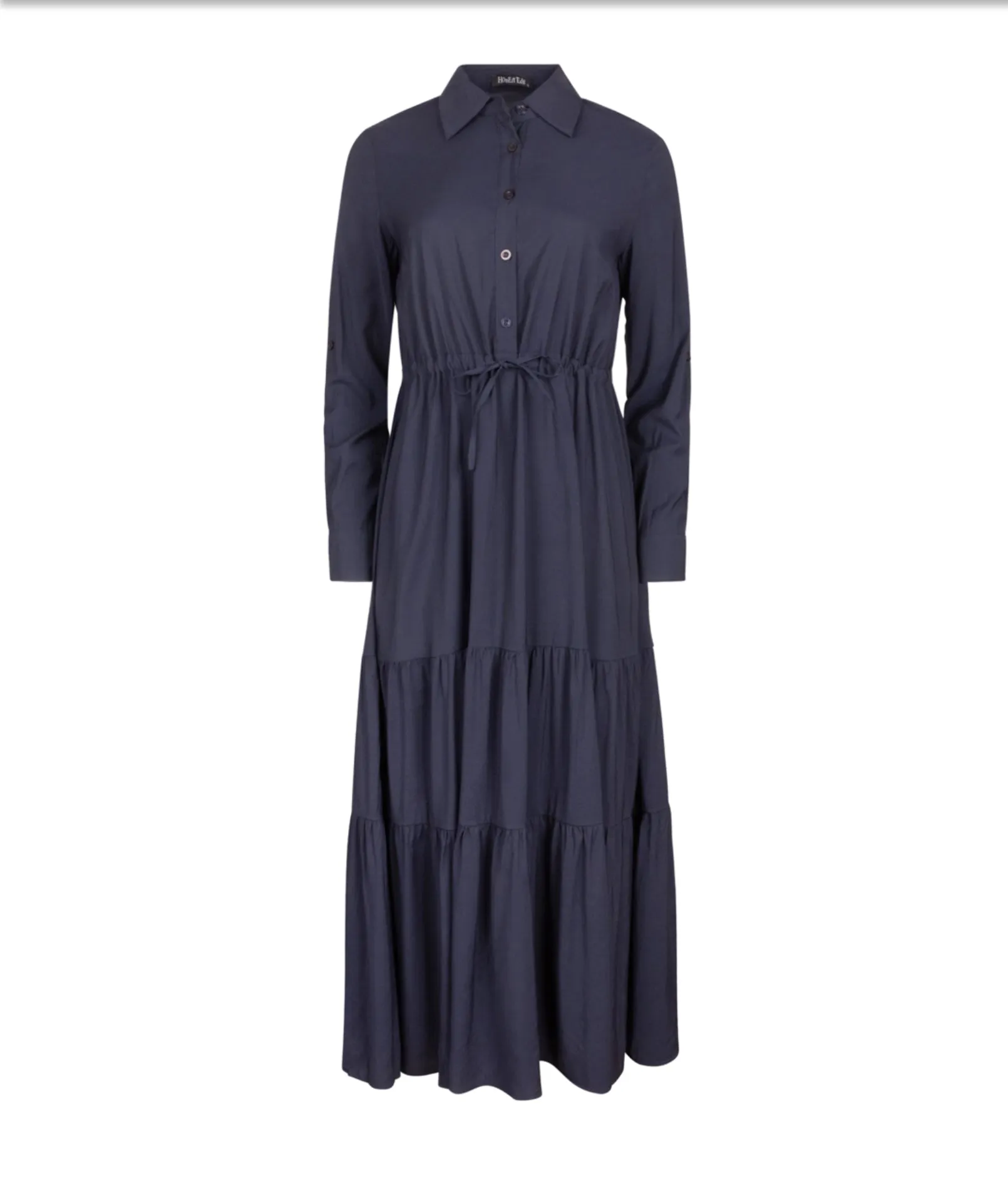 DRAWSTRING FLOWY DRESS