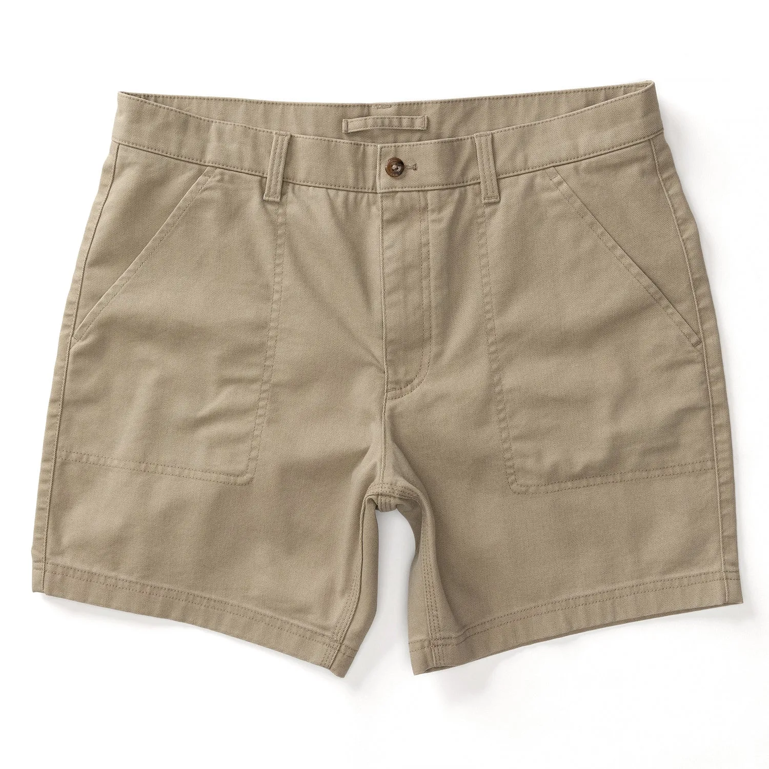 Duck Head 7in Field Canavas Camp Short Khaki