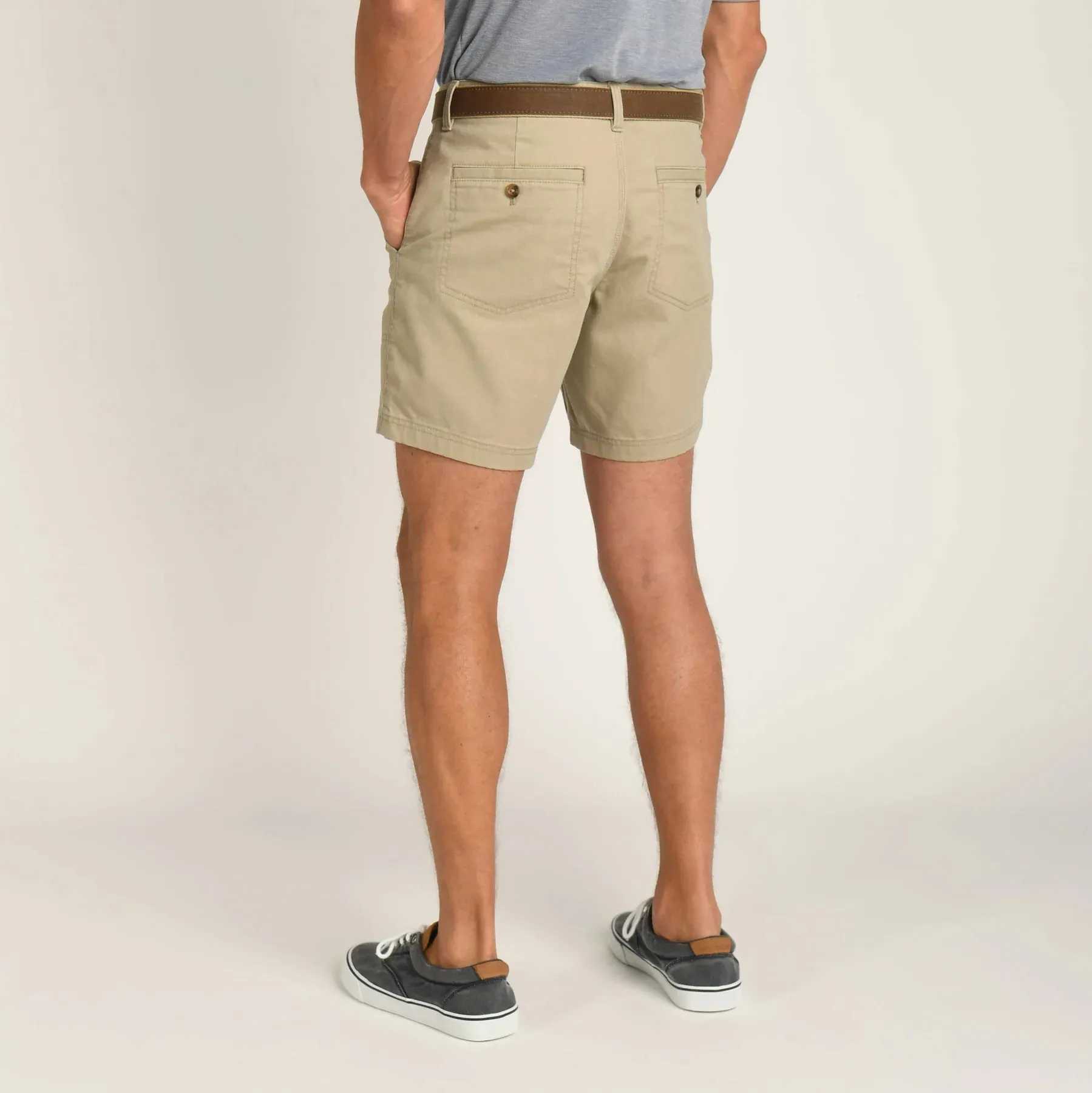 Duck Head 7in Field Canavas Camp Short Khaki