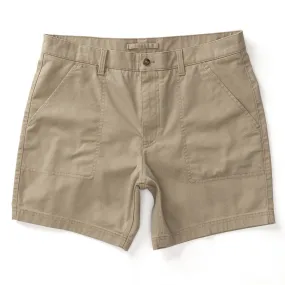 Duck Head 7in Field Canavas Camp Short Khaki