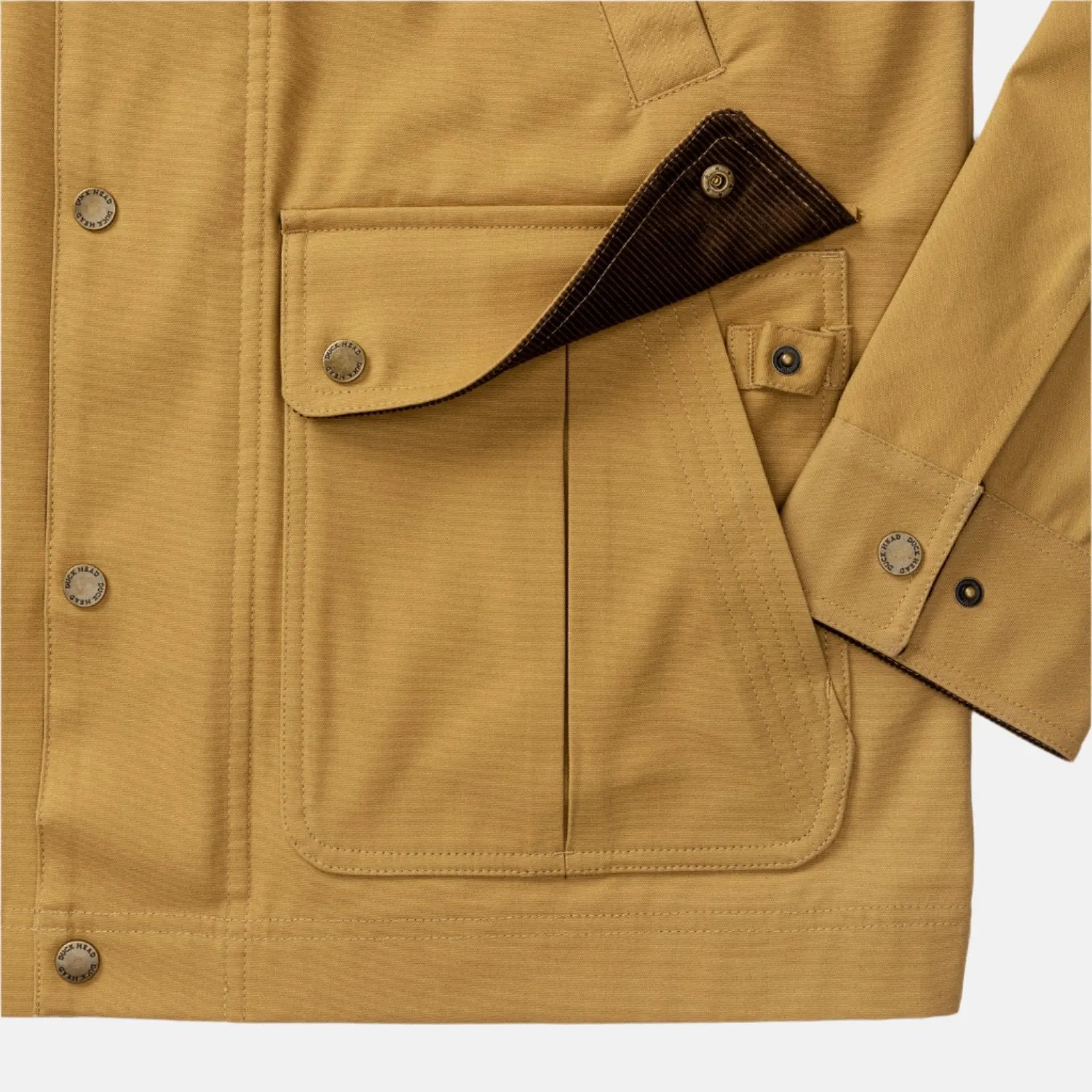Duck Head - Waxed Duck Canvas Jacket - Dull Gold