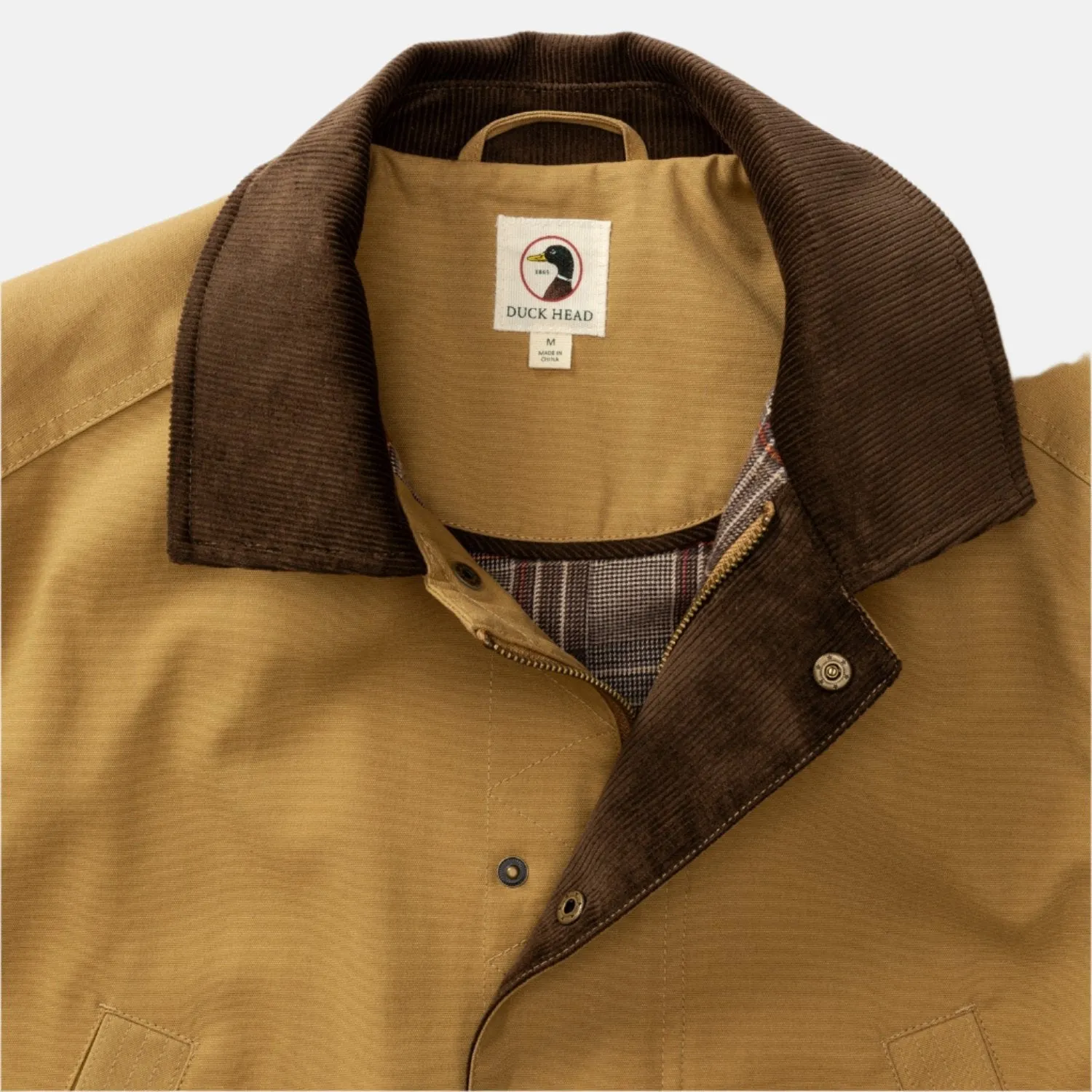 Duck Head - Waxed Duck Canvas Jacket - Dull Gold