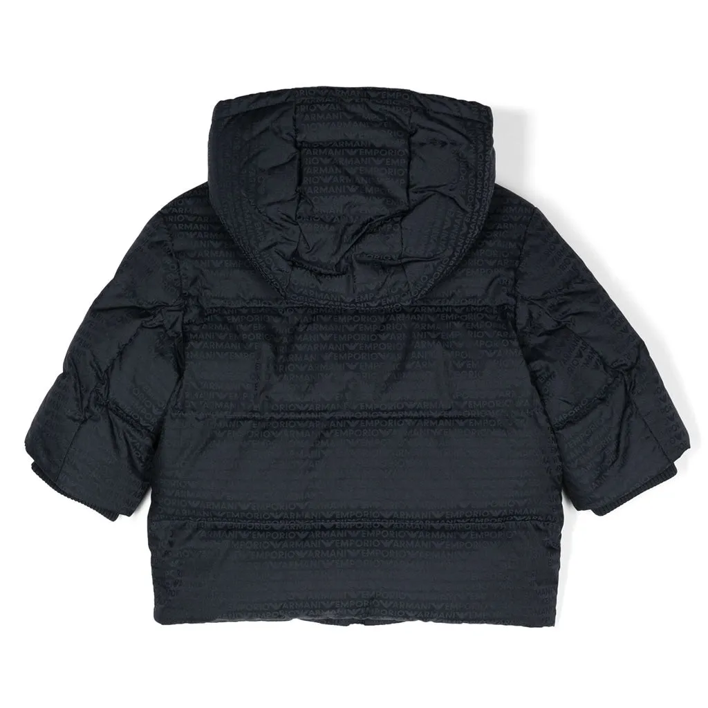 Emporio Armani Junior Logo-jacquard Jacket