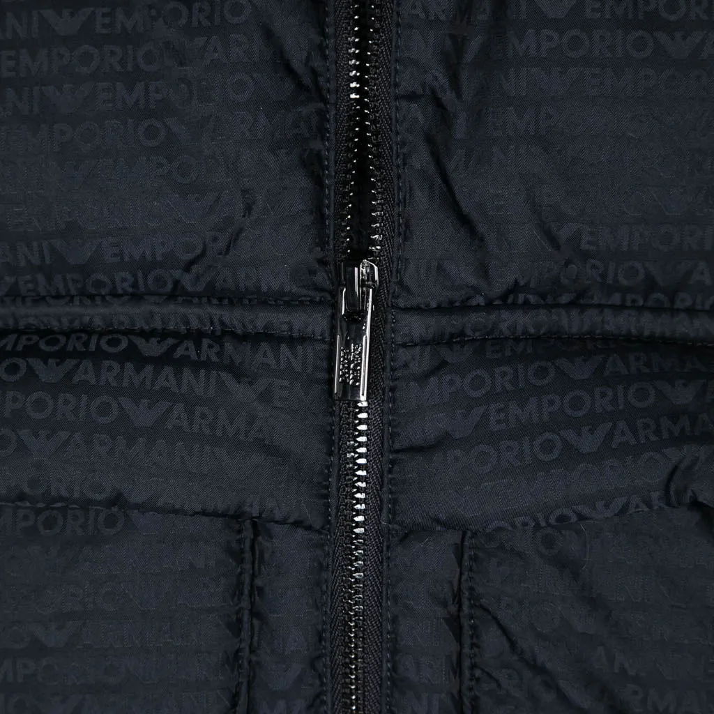 Emporio Armani Junior Logo-jacquard Jacket