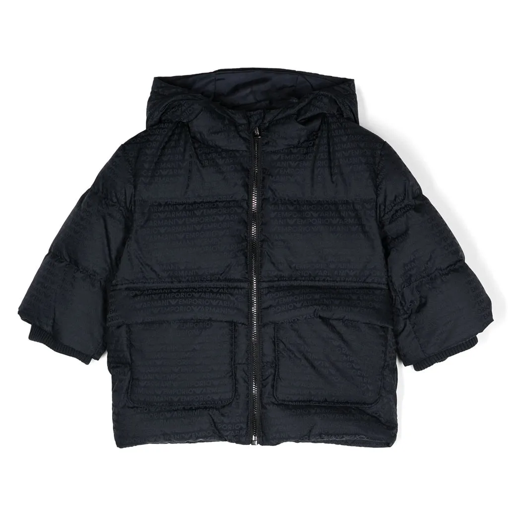 Emporio Armani Junior Logo-jacquard Jacket