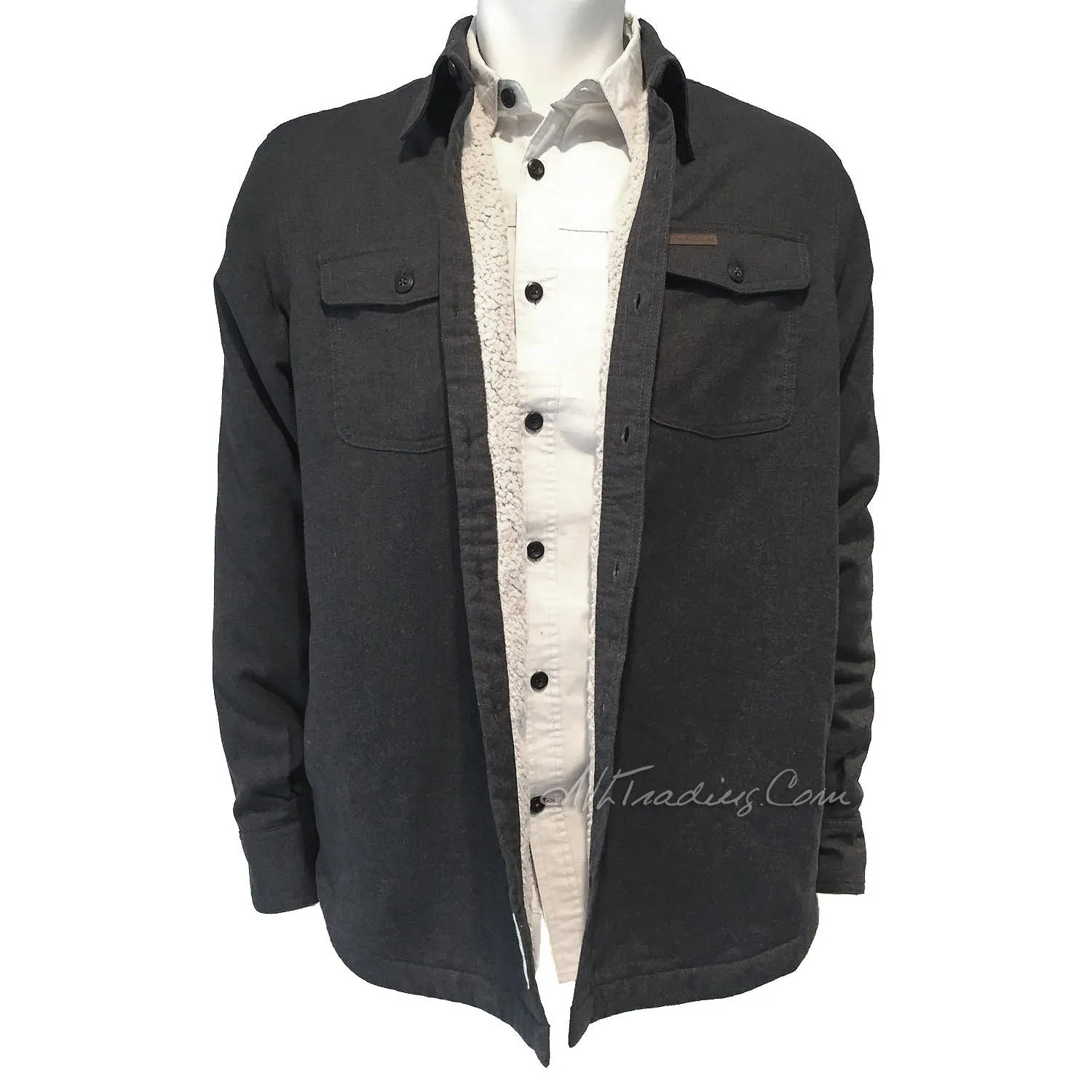 FIELD & STREAM Sherpa Lined Flannel Shirt Jacket