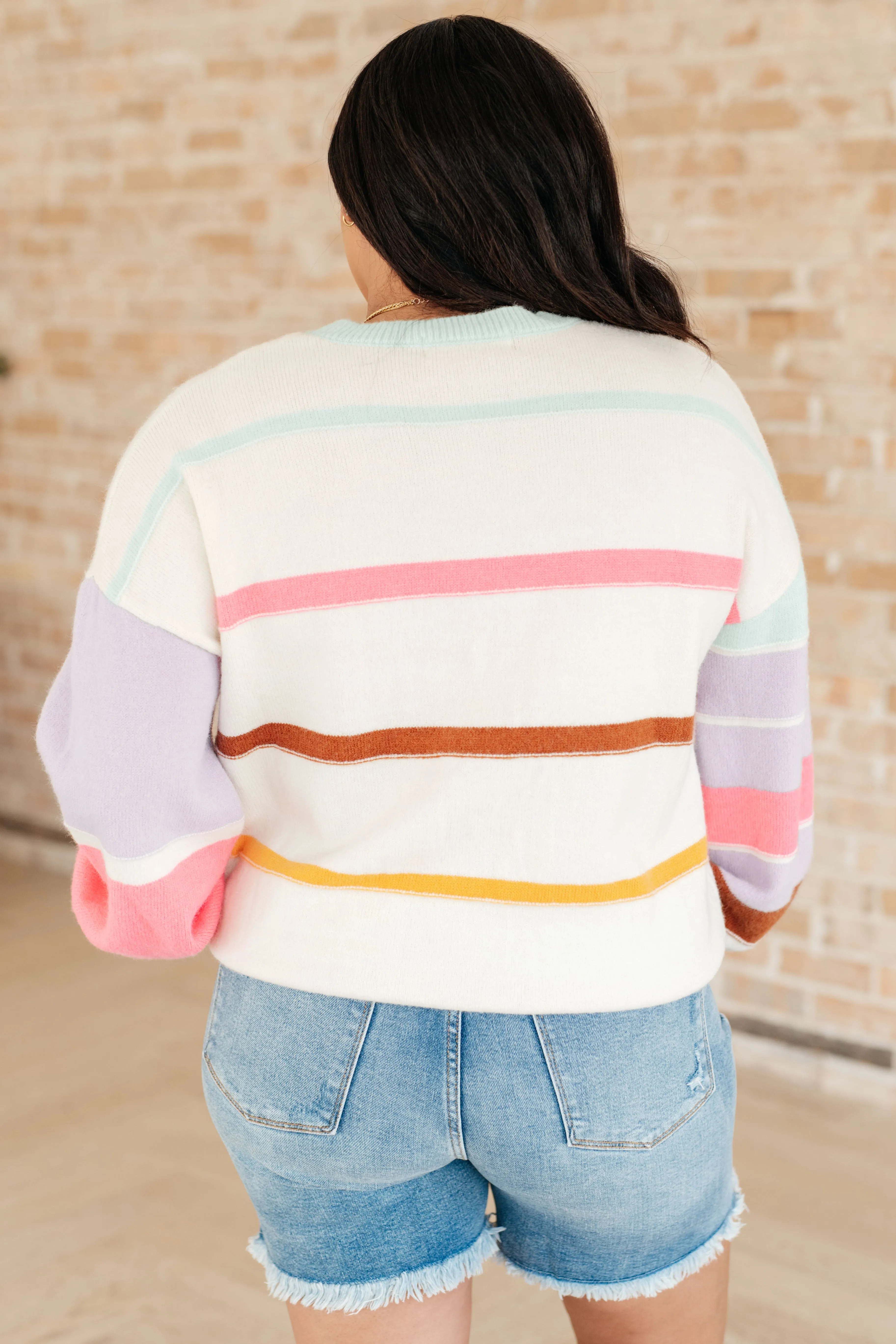 Flawless Features Striped Sweater - One Eleven North