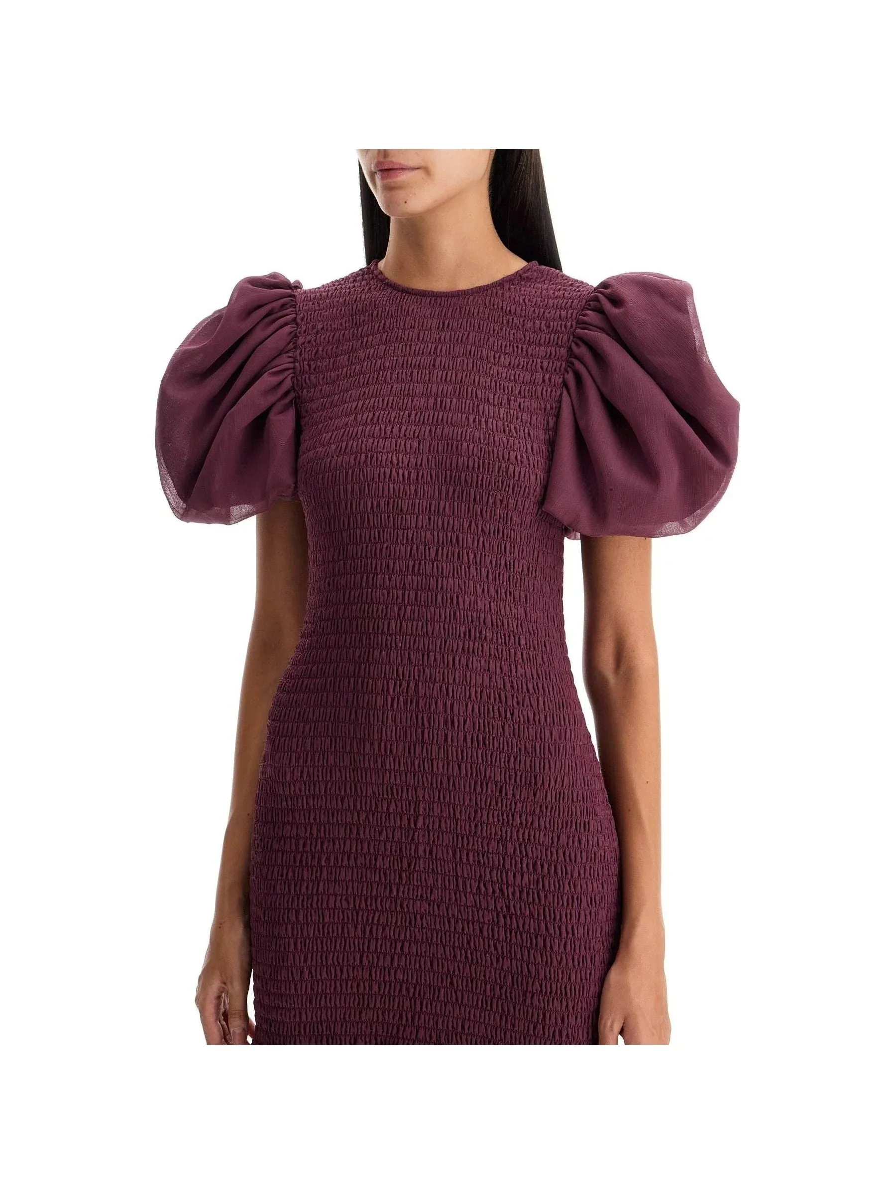 Floral Chiffon Smock Dress