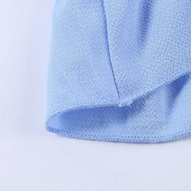Flounce Sleeve V- Neck Casual Dress