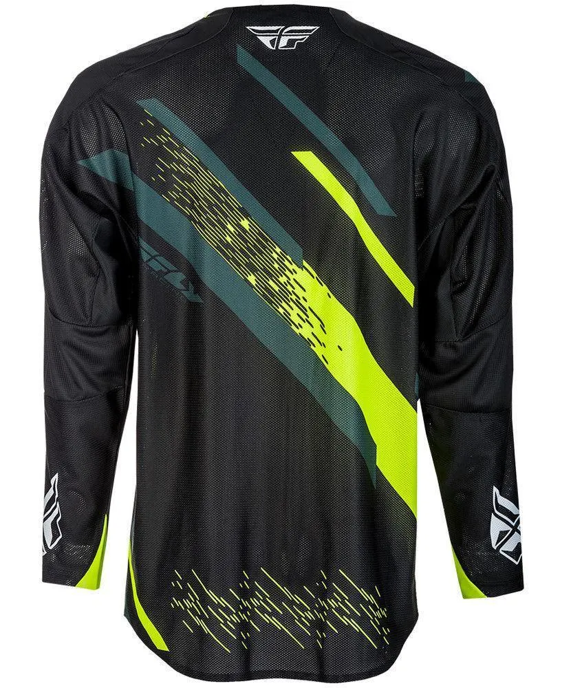 Fly Racing Evolution 2.0 Men's Black/Hi-Viz/White Motocross Jersey