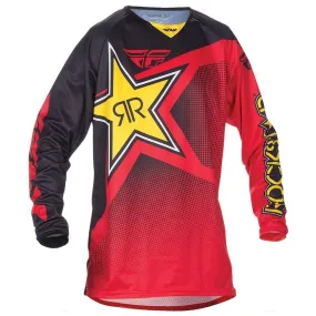 Fly Racing Kinetic Rockstar Men's Red Motocross Jersey