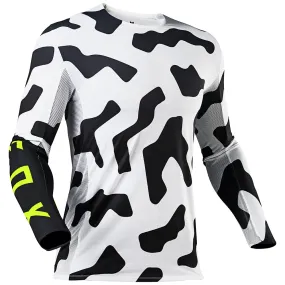 FOX FLEXAIR PSYCOSIS JERSEY [BLACK/WHITE]