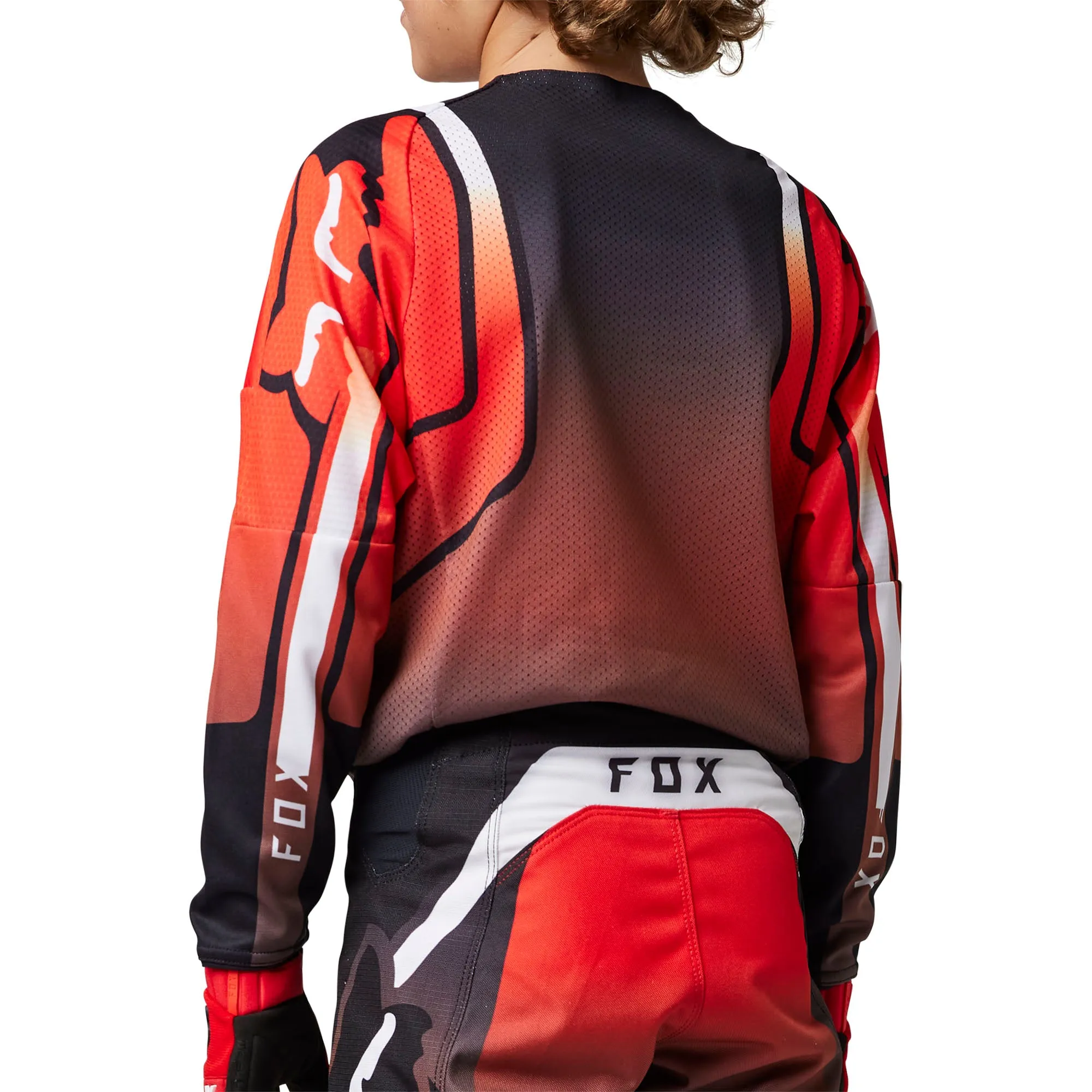 Fox Racing Youth 360 Vizen Offroad Jersey Fluorescent Red