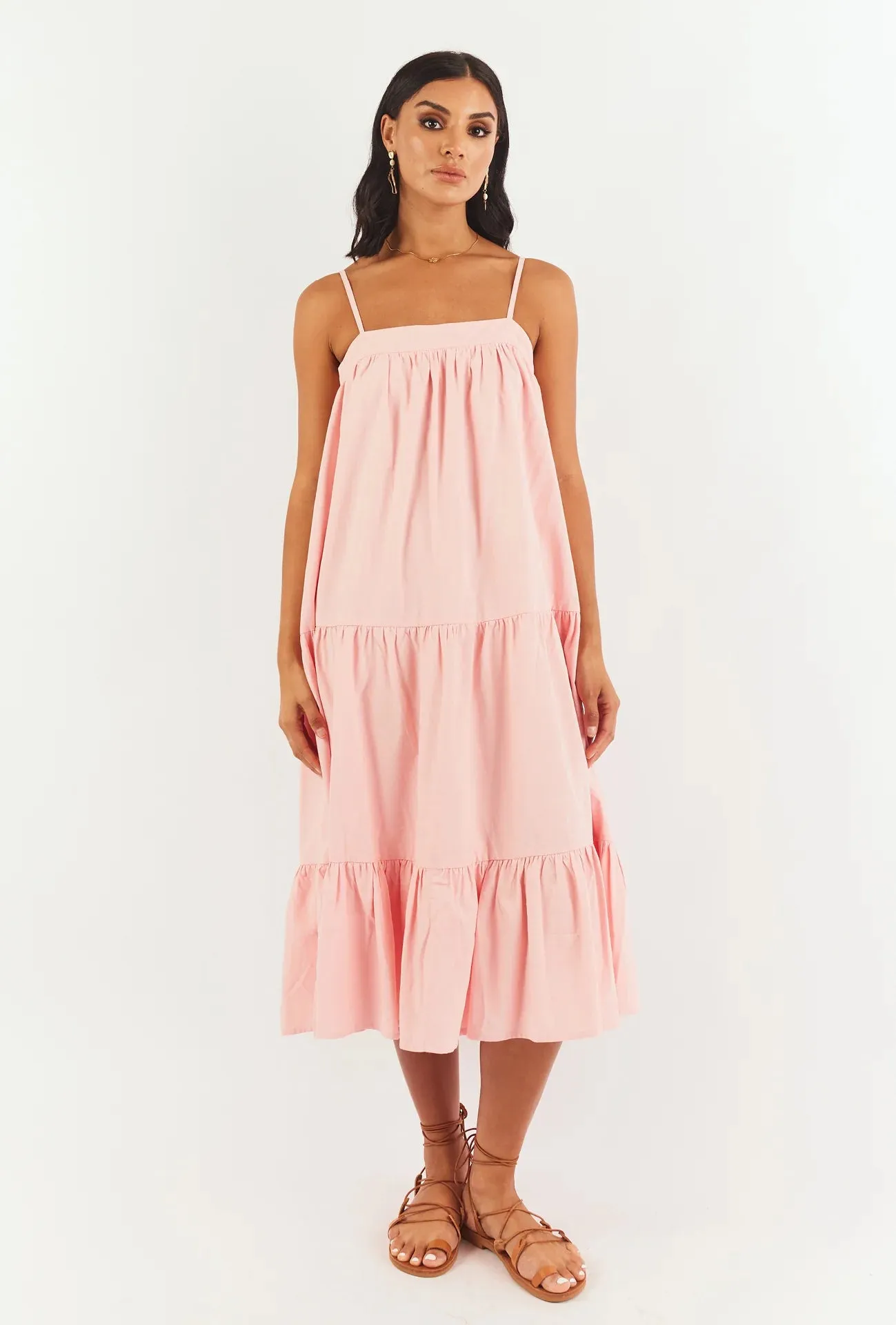 Girl and the Sun St Tropez Dress - Light Pink