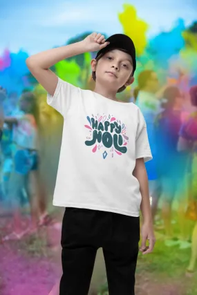 Happy Holi T-Shirt For Boy