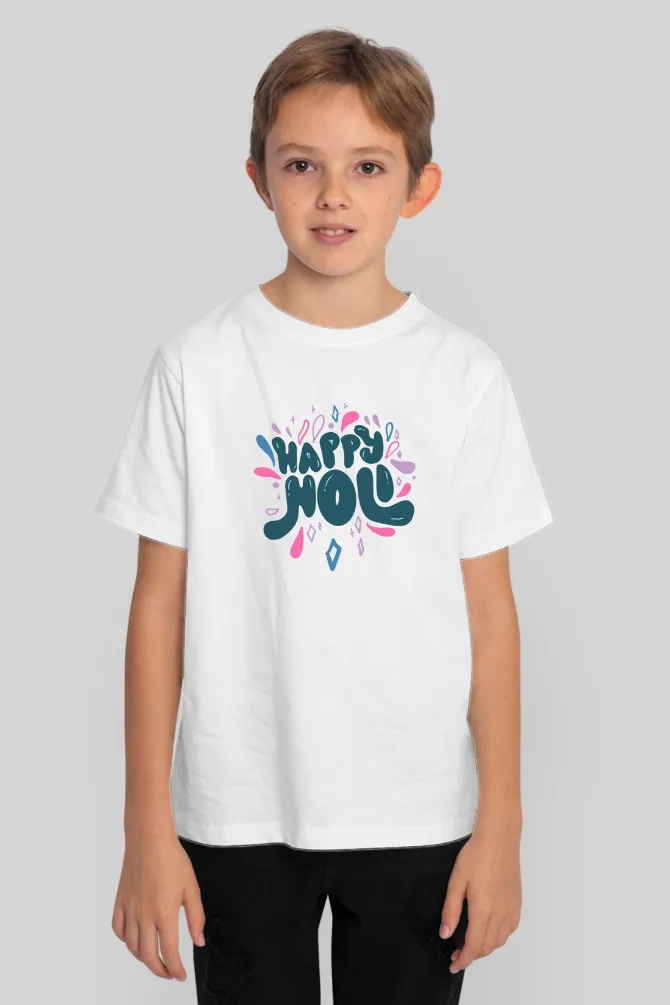 Happy Holi T-Shirt For Boy