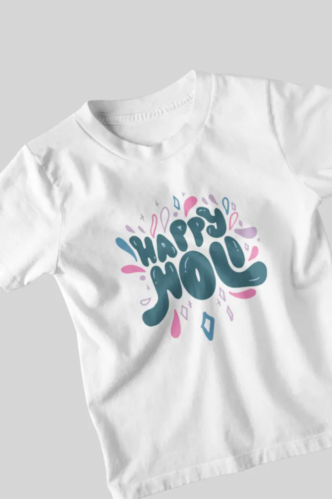 Happy Holi T-Shirt For Boy