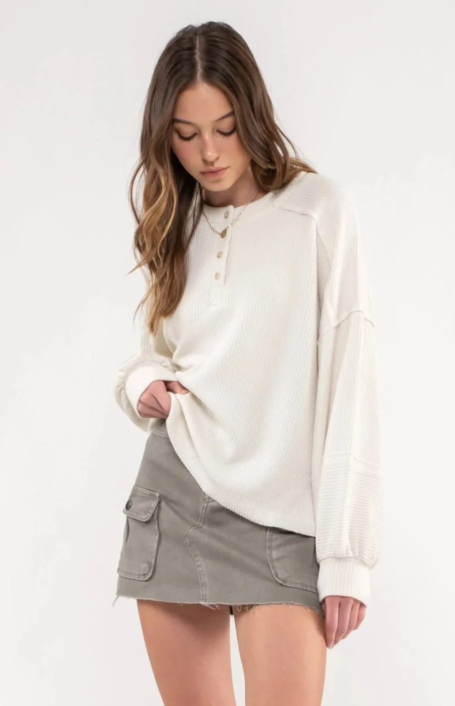Haven’t You Heard Henley Top