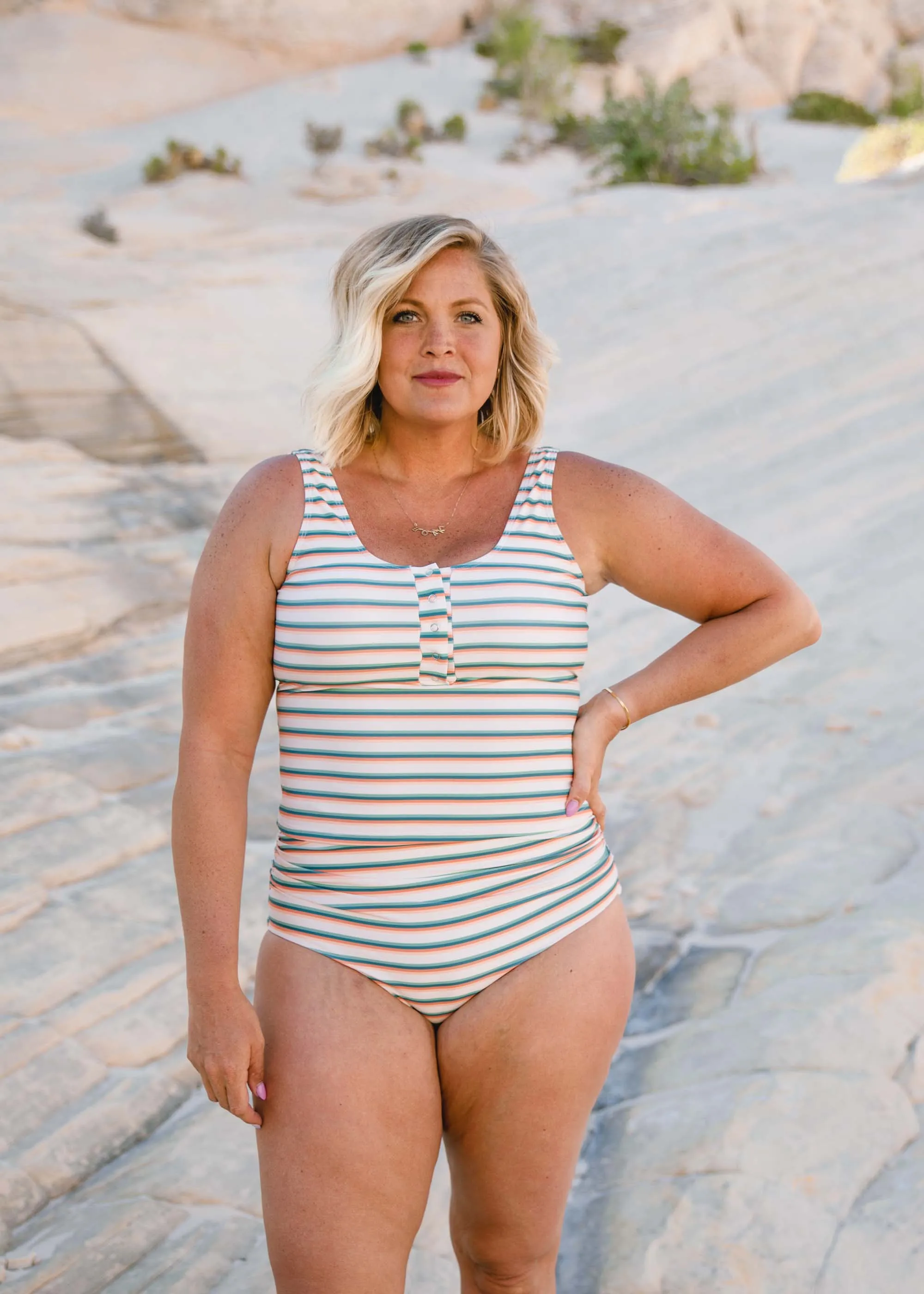 Henley Tankini Top '23