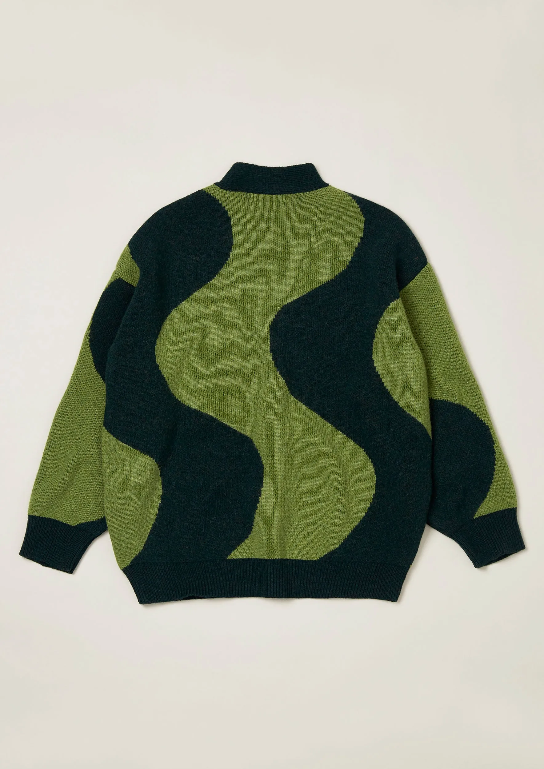 Jacquard Cardigan - Mallard Jacquard