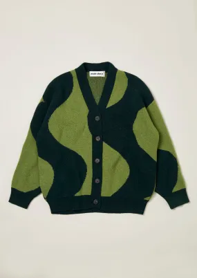 Jacquard Cardigan - Mallard Jacquard