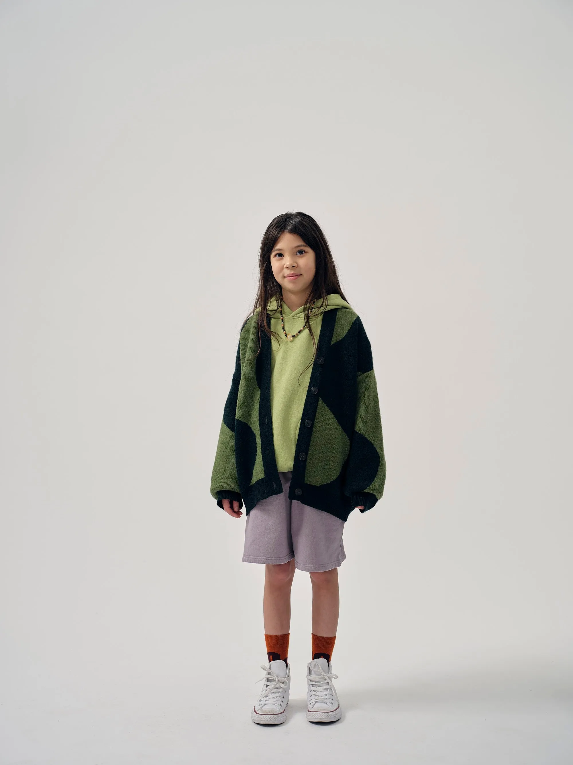 Jacquard Cardigan - Mallard Jacquard
