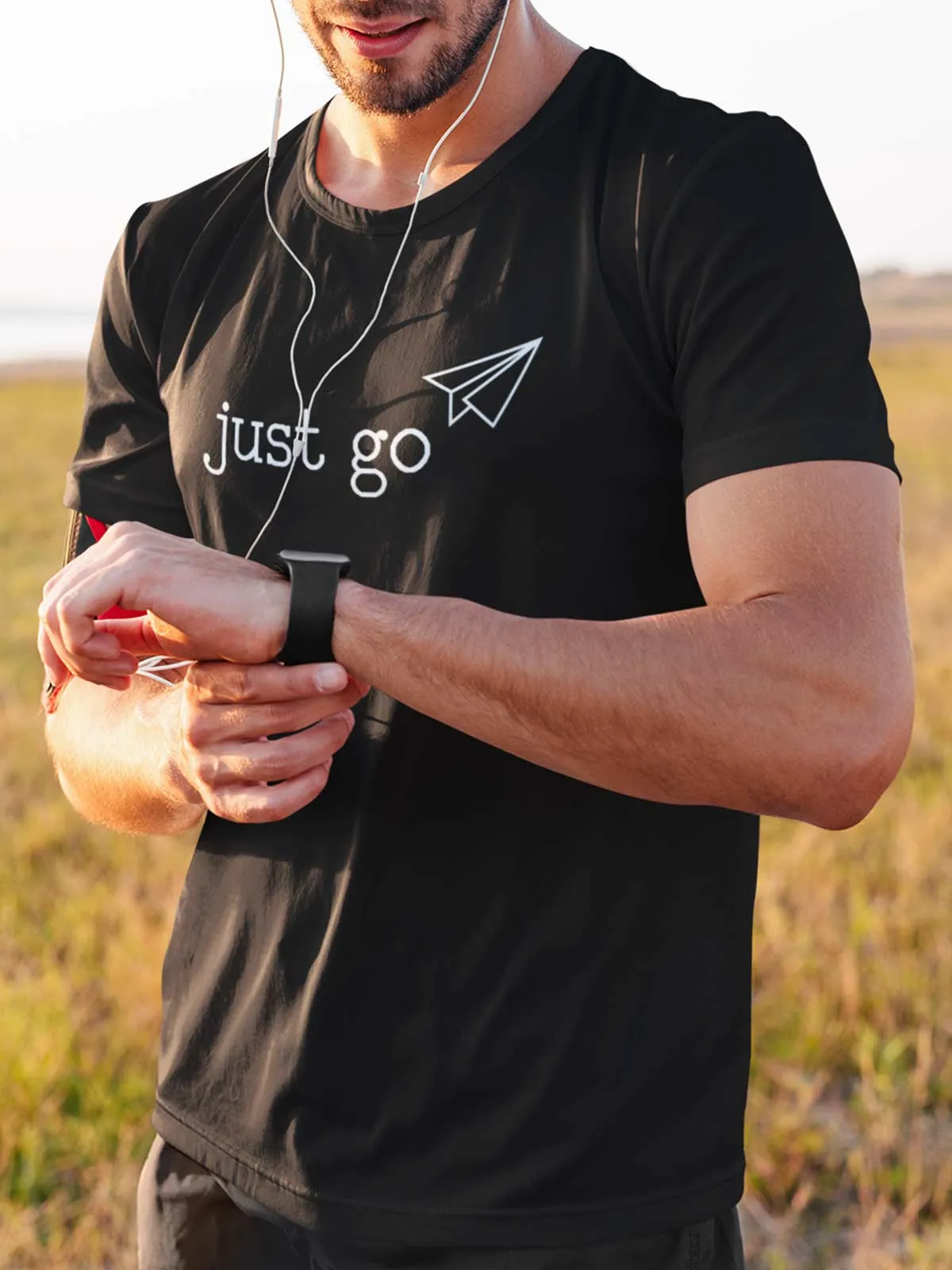Just Go | Printed T shirt