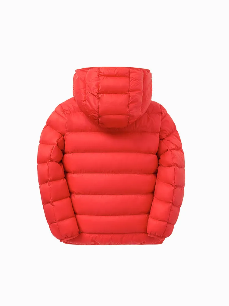 Kids Multicolor Hooded Down Jacket 208422107203