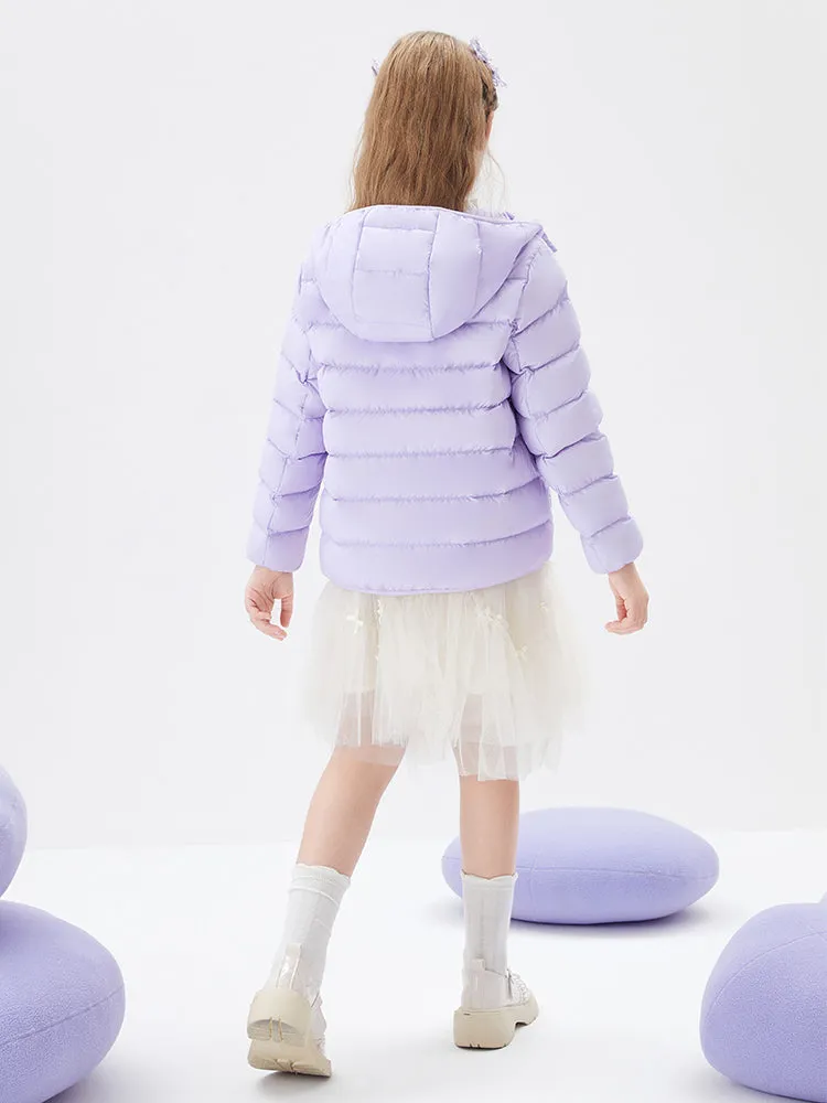 Kids Multicolor Hooded Down Jacket 208422107203